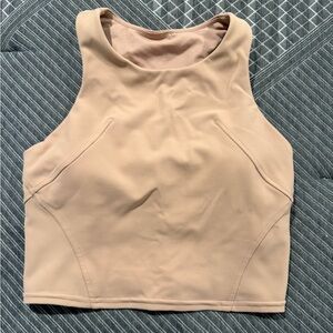 lululemon athletica Tan Crop Top